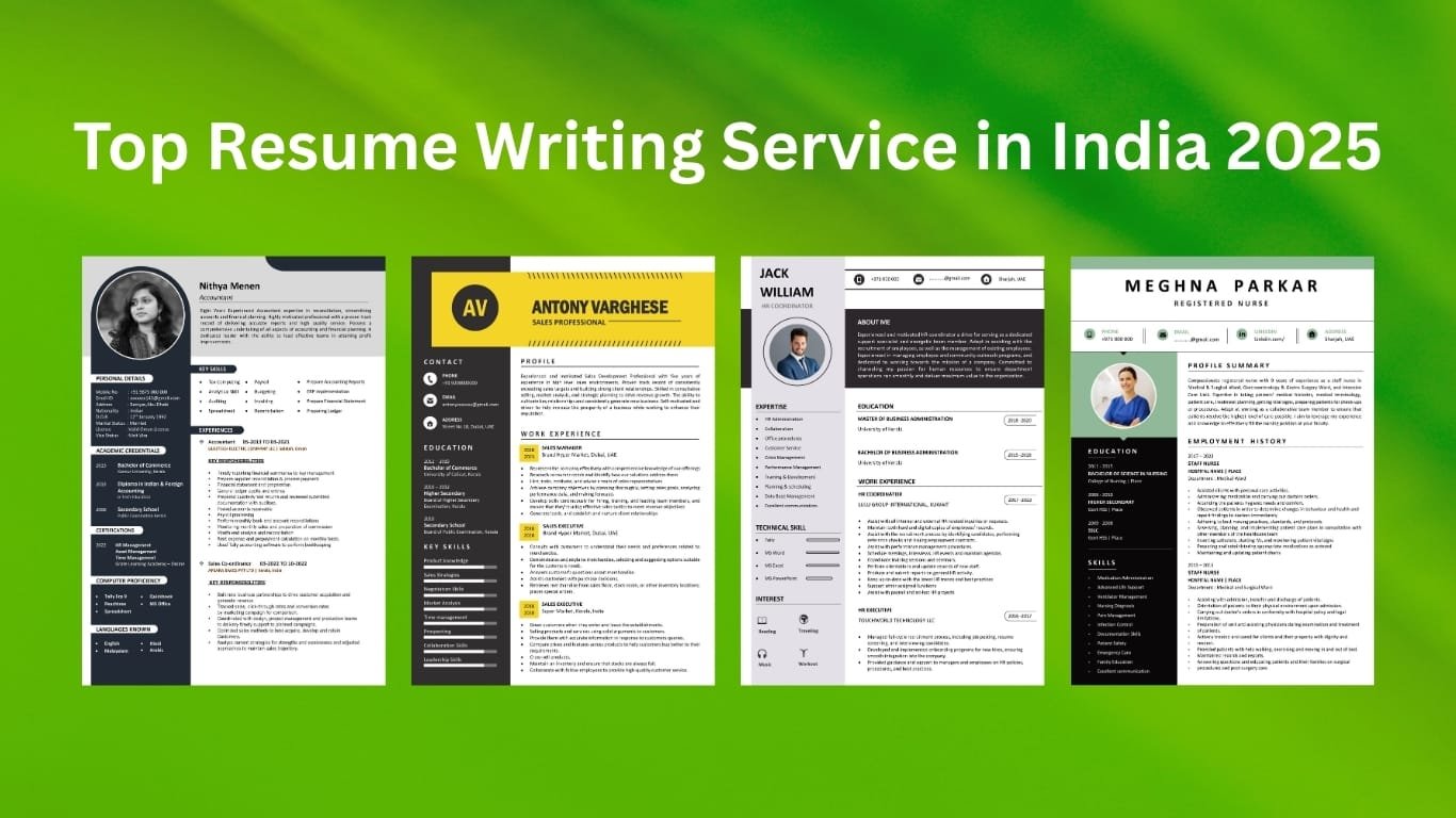 Top 10 Resume Writing Services in India 2025 [Verified]