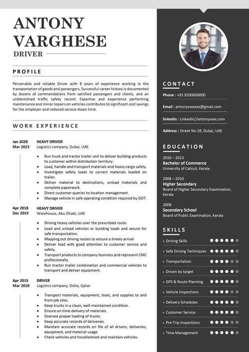 Premium ATS resume template for experienced professionals in Kerala – Jhanvi Technologies