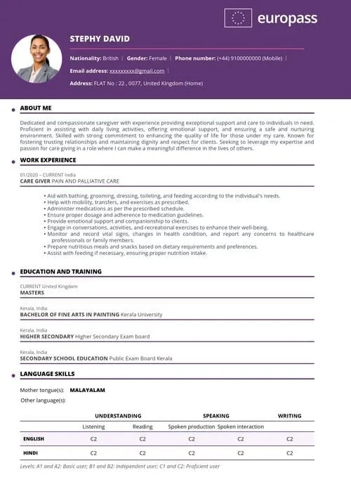 European Resume Format for UK & USA Jobs — Jhanvi Professional CV Writing Service European resume template for UK and USA job markets — professional CV format optimized for international hiring standards