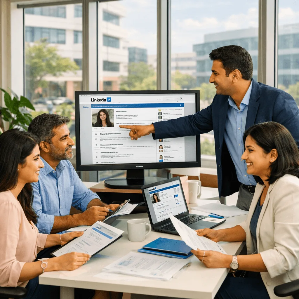 Jhanvi Technologies LinkedIn optimization experts at Technopark Thiruvananthapuram