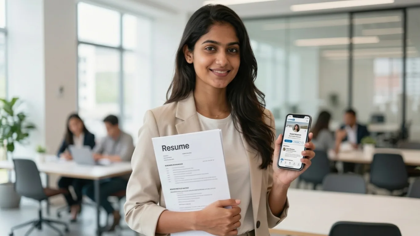 Resume vs LinkedIn comparison 2026 — why professionals need both for job search