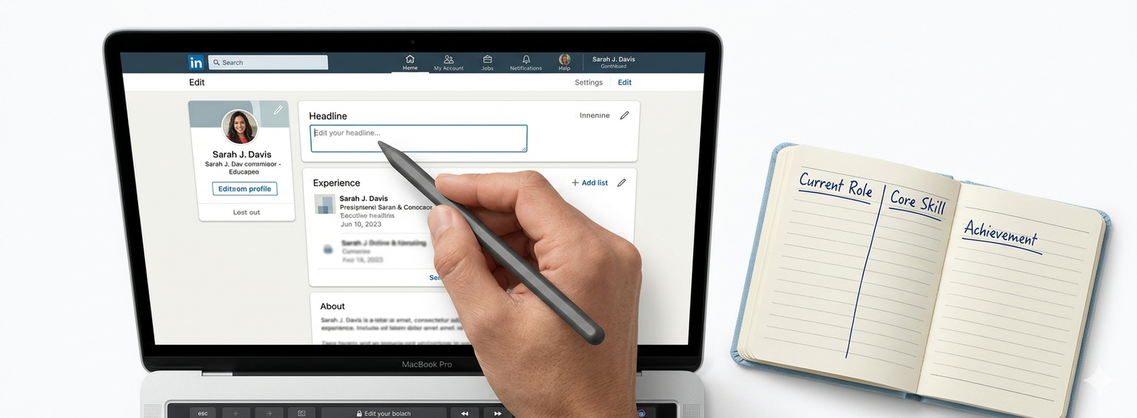 LinkedIn headline formula for 2026 — role plus skill plus achievement format for recruiter search