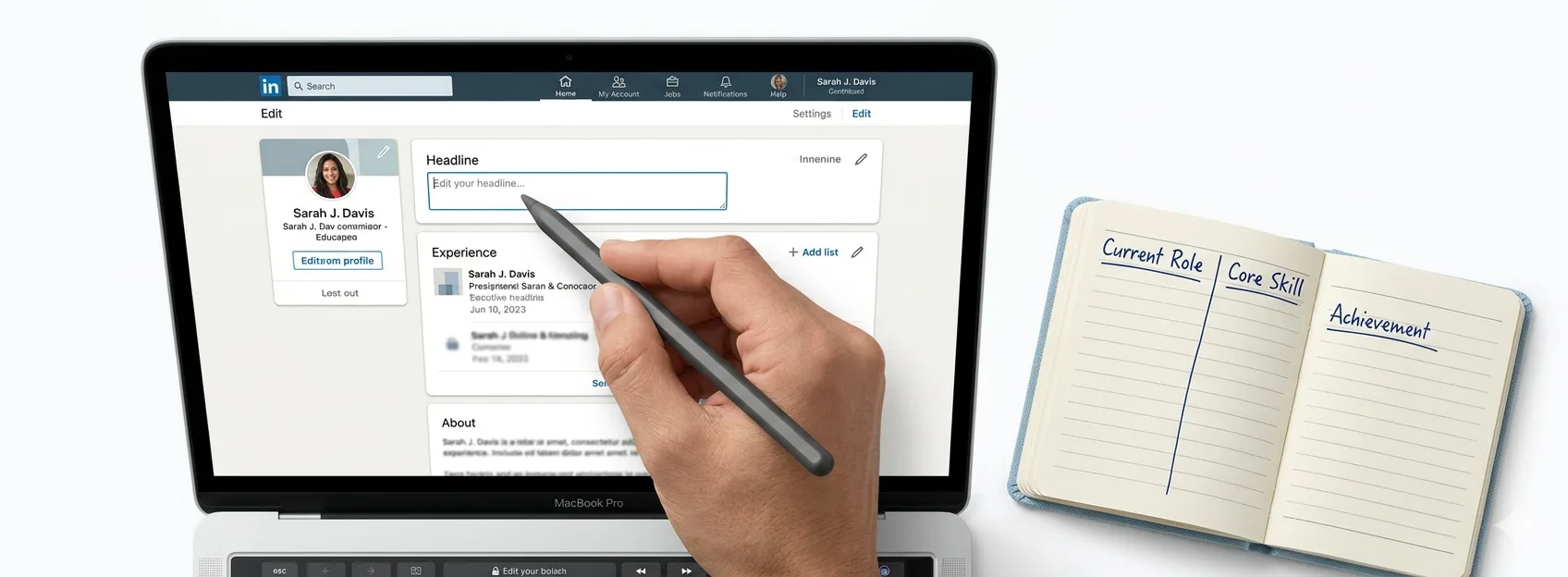 LinkedIn headline formula for 2026 — role plus skill plus achievement format for recruiter search