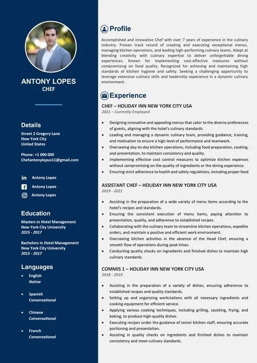 Premium modern CV sample PR 240 — professional
resume layout for Kerala job seekers