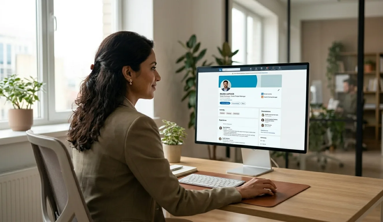 Resume vs LinkedIn hiring funnel diagram — discovery stage LinkedIn, conversion stage resume