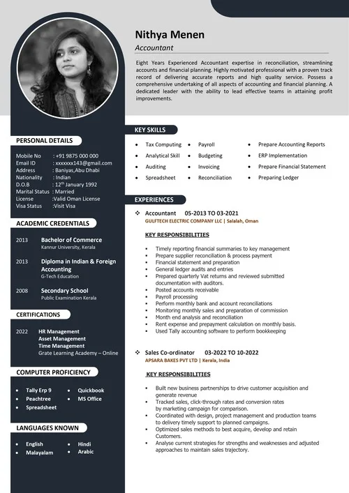 Standard ATS CV for Qatar professionals — Jhanvi Technologies