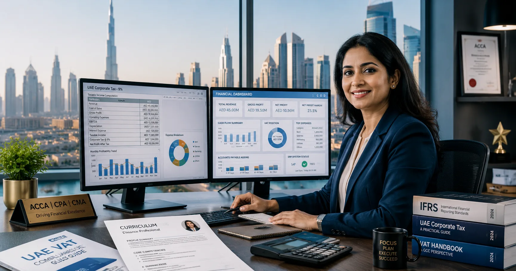 How Kerala accountants and finance professionals get Gulf jobs in 2026 — UAE Corporate Tax, VAT, ACCA guide by Jhanvi Technologies